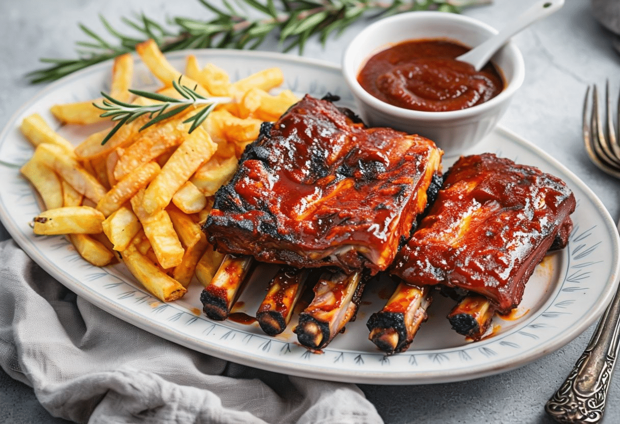 Costillas a la barbacoa - Al estilo americano Costillas a la barbacoa - Al estilo americano