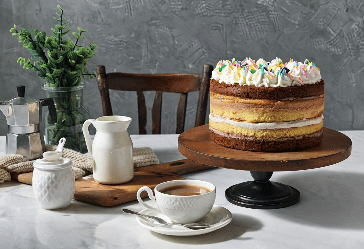 Bizcocho de Chocolate Blanco con Muselina de Limón: Un Postre Irresistible Bizcocho de Chocolate Blanco con Muselina de Limón: Un Postre Irresistible