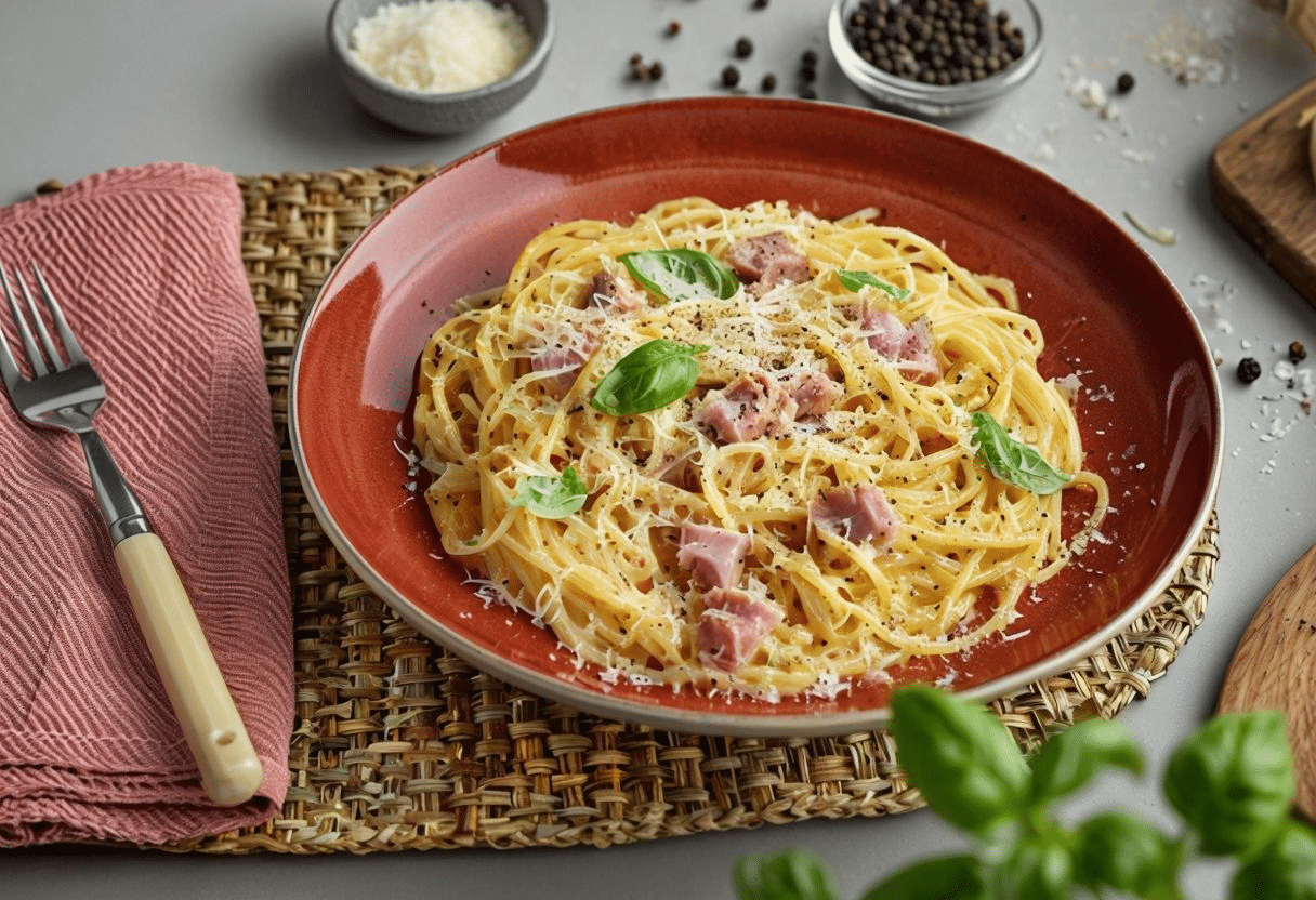 Como hacer Espaguetis carbonara Como hacer Espaguetis carbonara