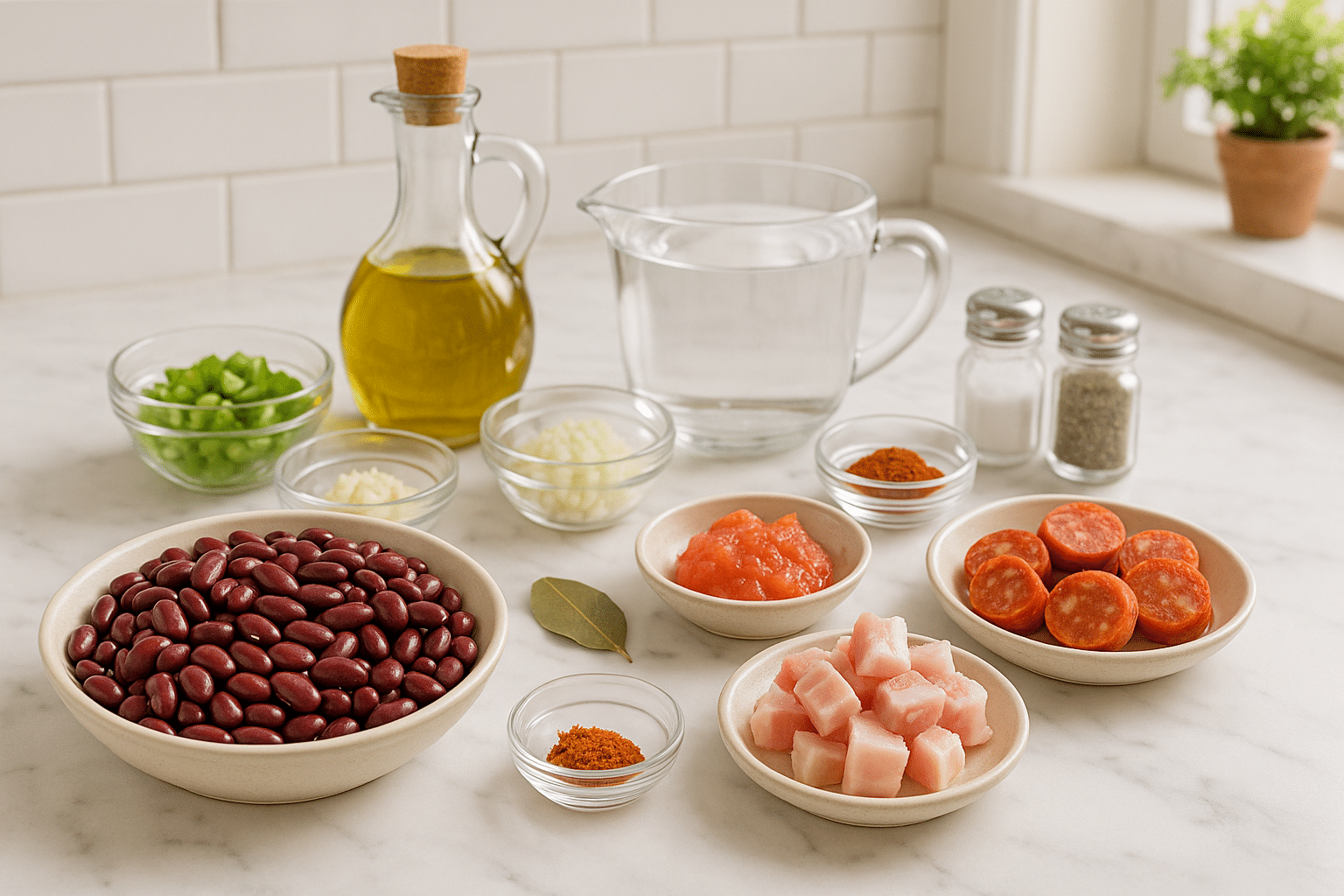 Ingredientes para hacer la Receta de Alubias Rojas Ingredientes para hacer la Receta de Alubias Rojas
