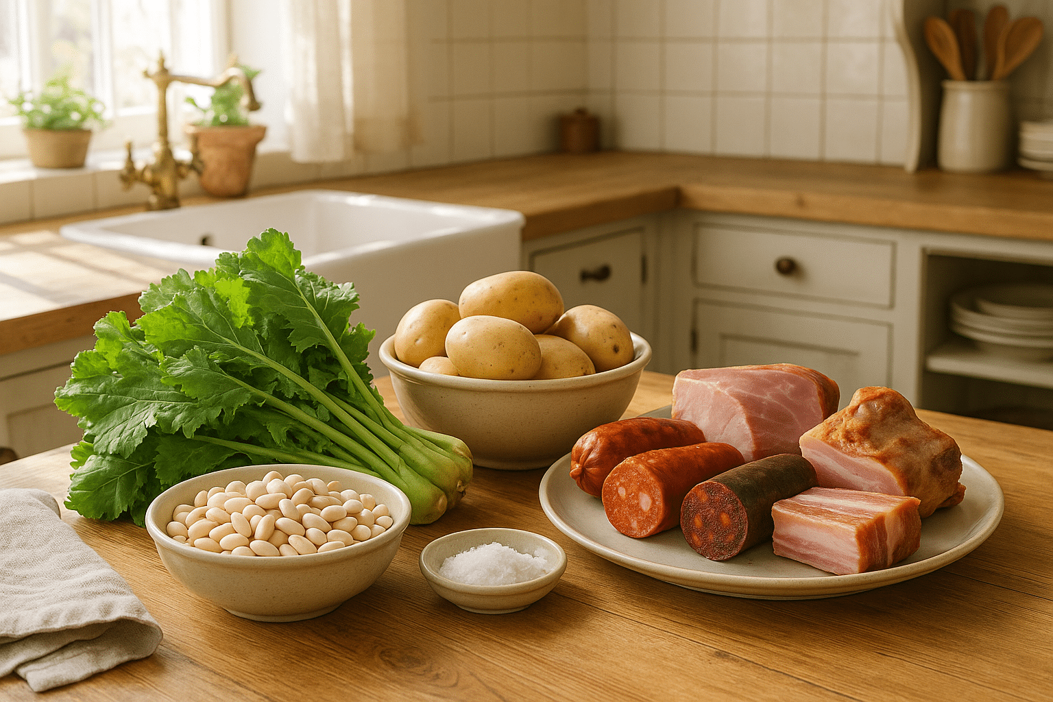 Pote Gallego Ingredientes para la Receta de Pote Gallego