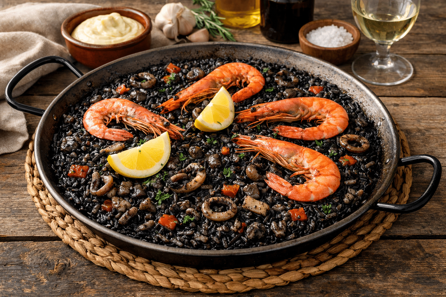 Arroz negro Valenciano Arroz Negro Valenciano
