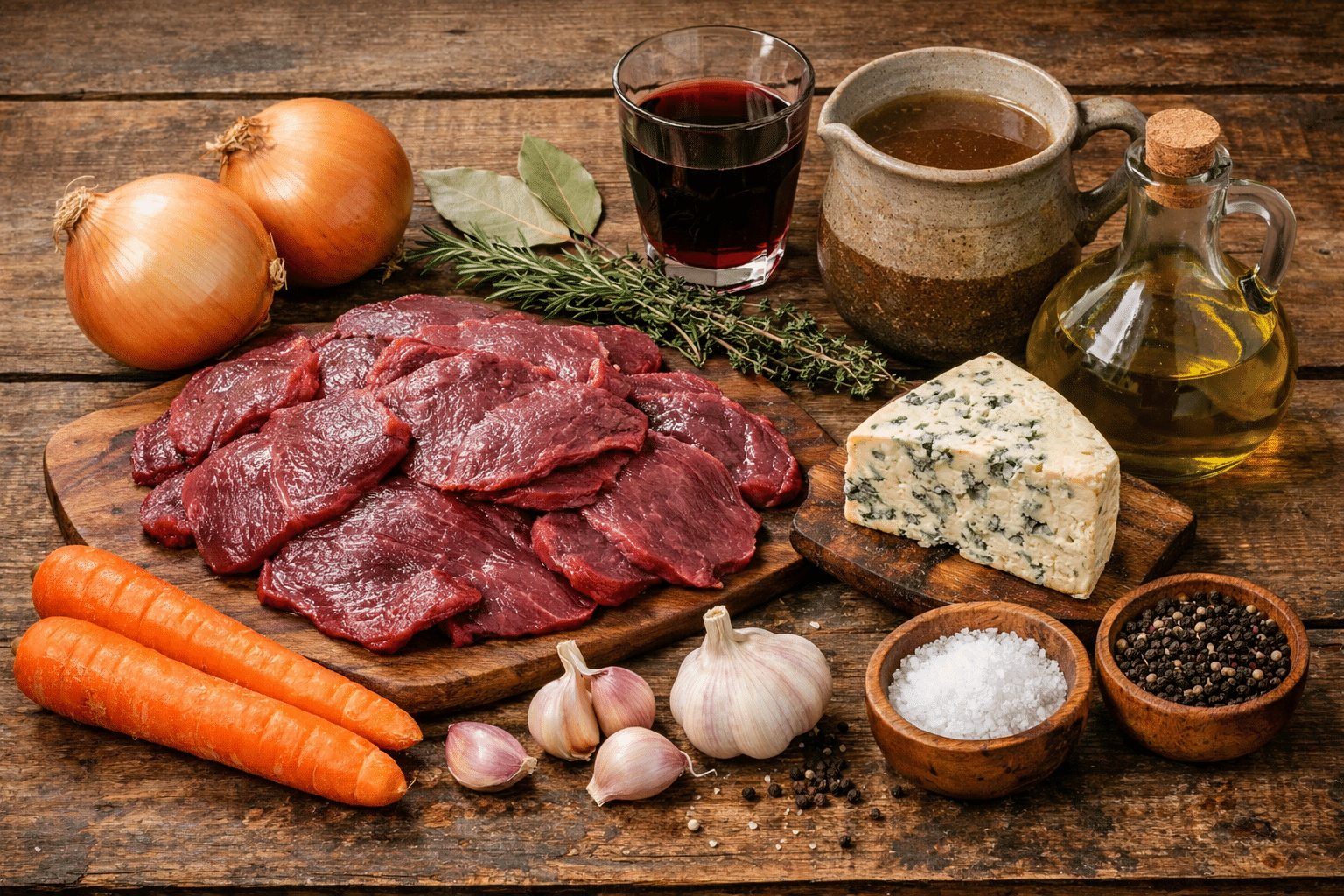 Asado de ciervo Ingredientes para el Asado de Ciervo