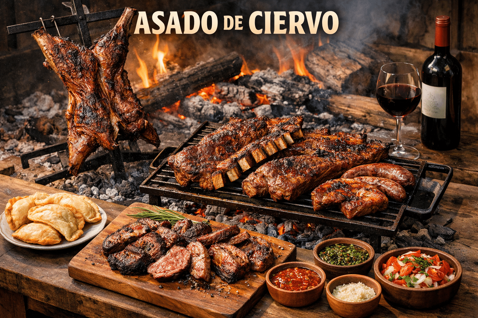 Asado de ciervo Cómo hacer Asado de Ciervo