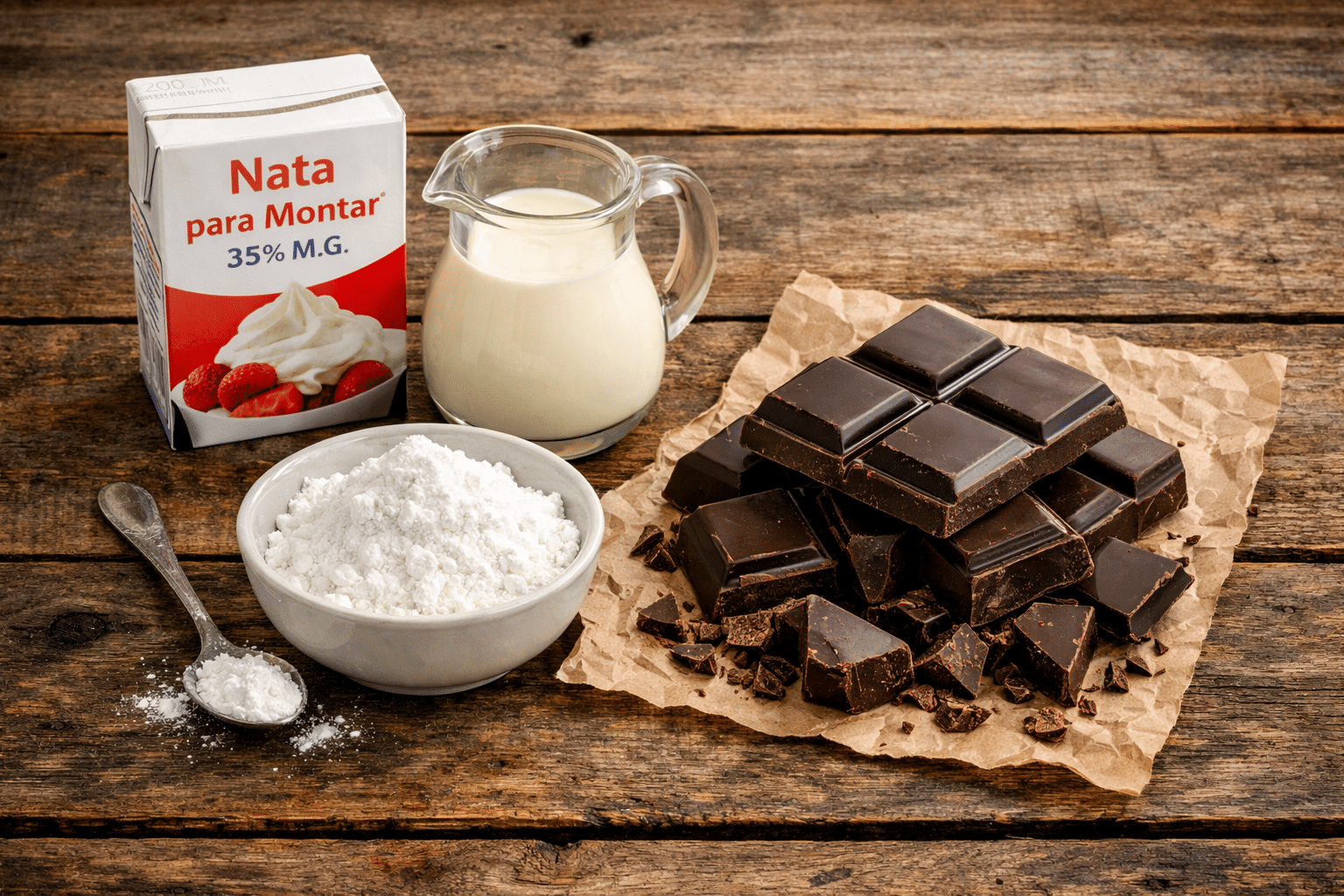 Rollo De Chocolate Para el relleno