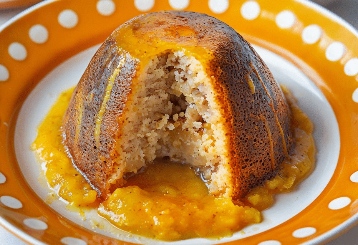 Pudin de albaricoques y nueces receta casera Pudin de albaricoques y nueces receta casera