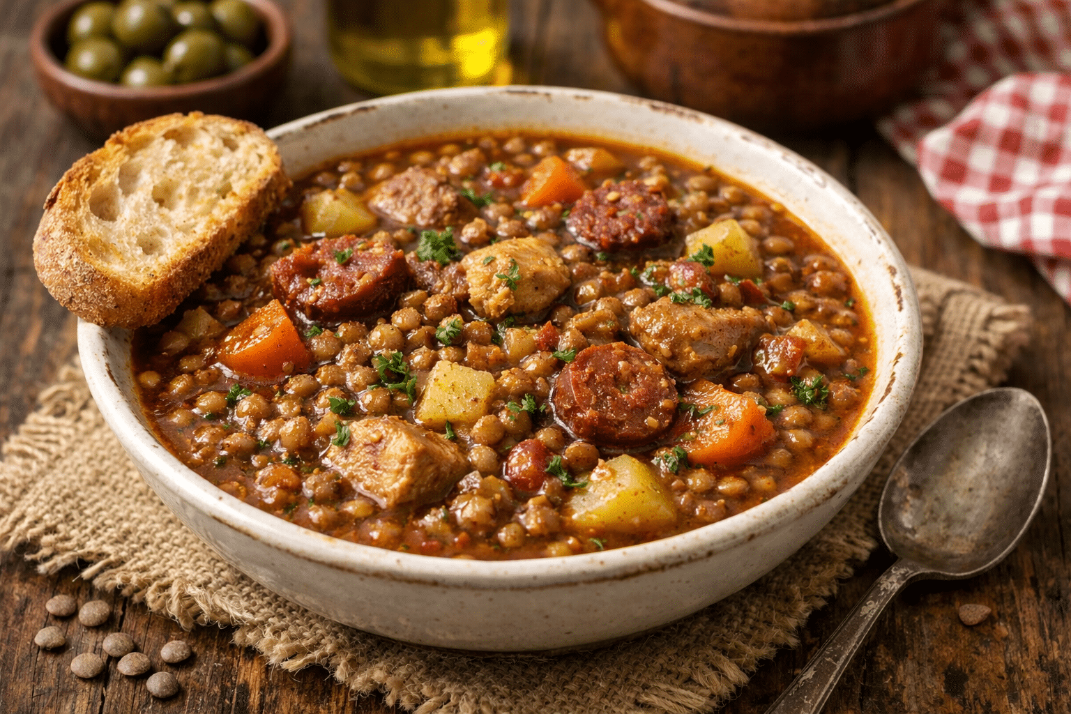 Recetas de Cocina para Principiantes lentejas caseras