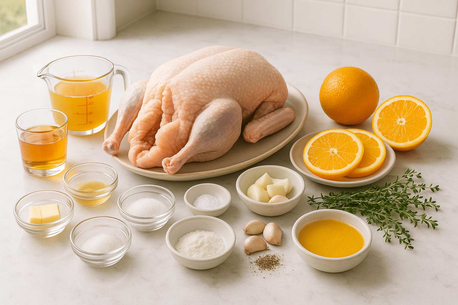 Ingredientes para el Pato A La Naranja Ingredientes para el Pato A La Naranja