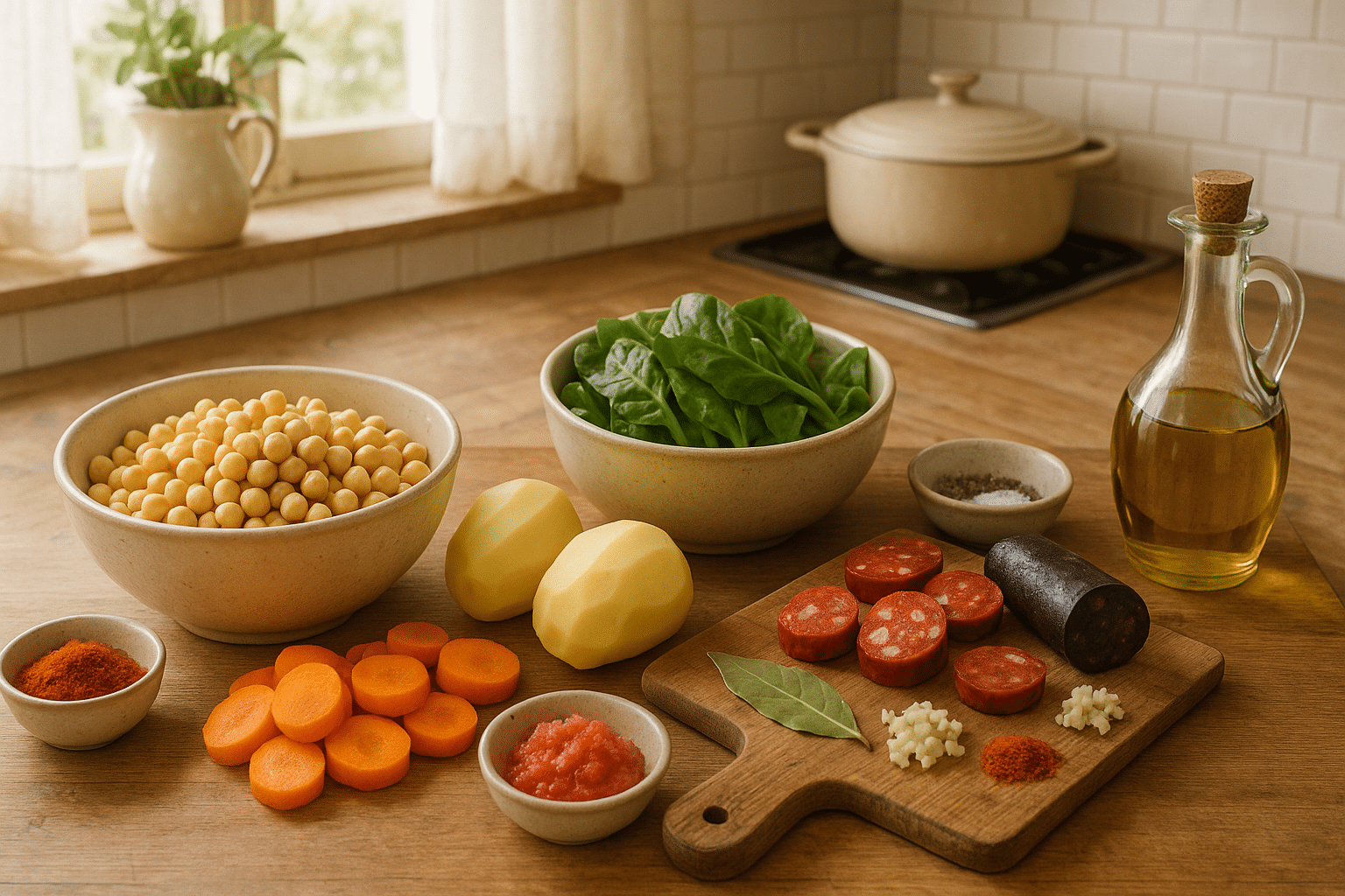 Potaje Murciano Ingredientes para el potaje Murciano