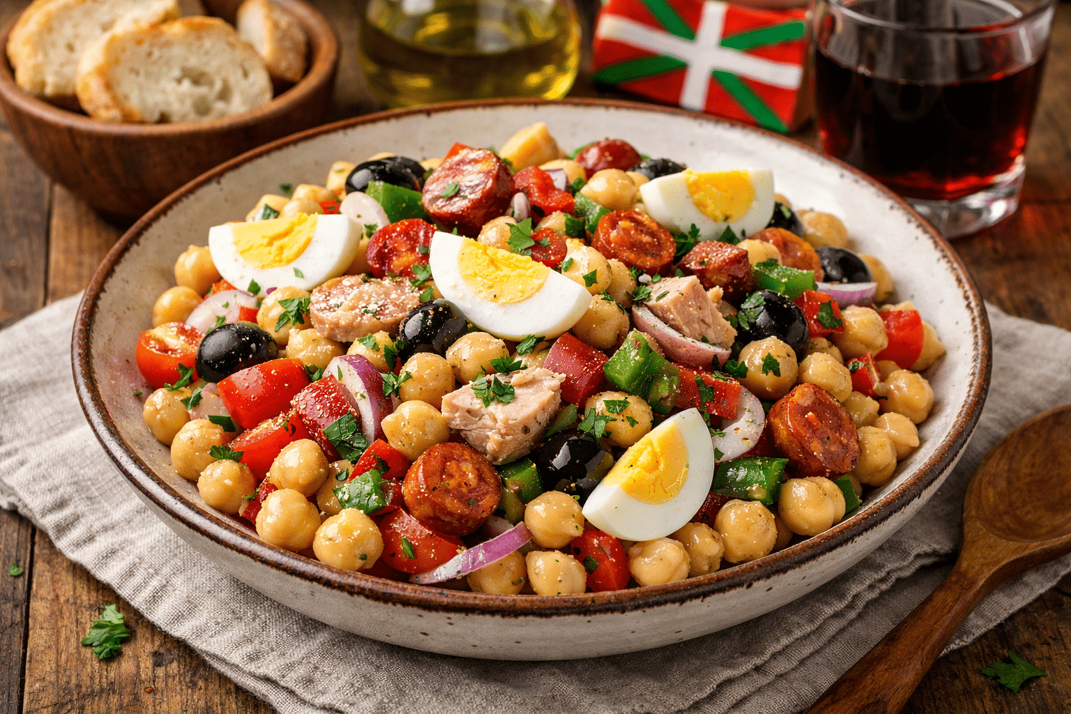 Ensalada De Garbanzos A La Vasca ensalada de garbanzos a la vasca