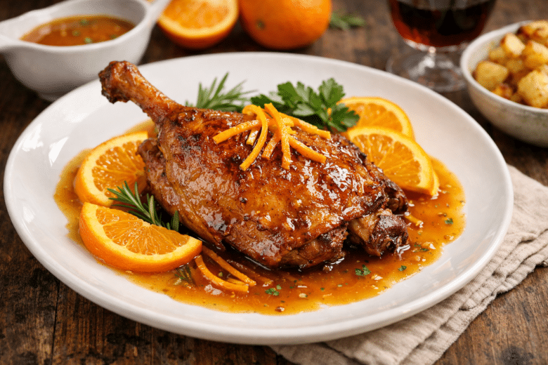 Pato A La Naranja receta casera paso a paso