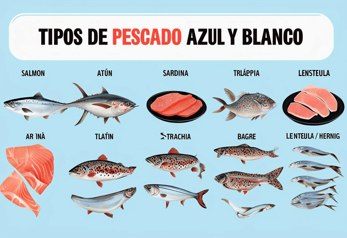 Todo Tipos de pescados populares para su consumo Todo Tipos de pescados populares para su consumo
