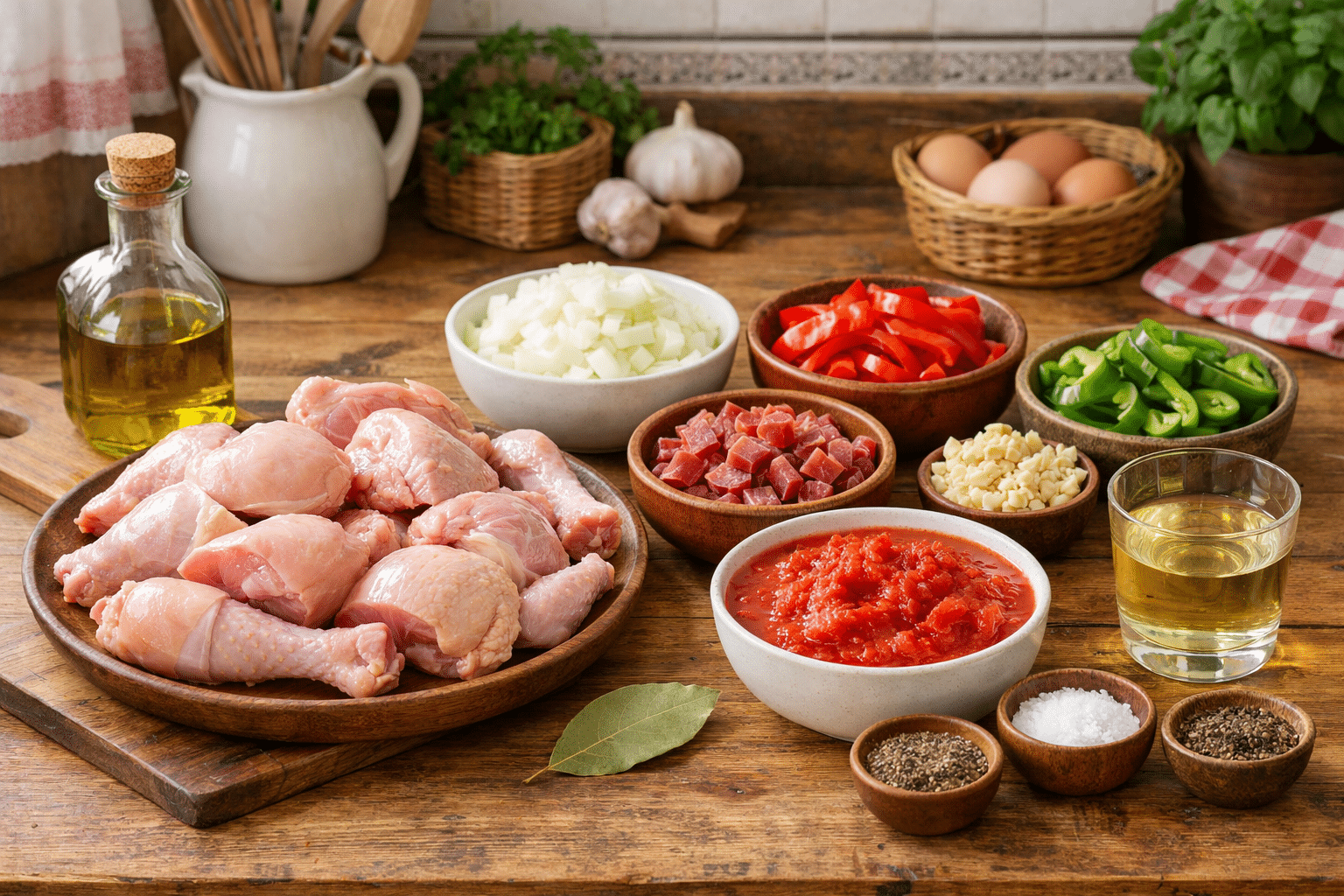 Pollo Al Chilindrón Ingredientes para el Pollo Al Chilindrón