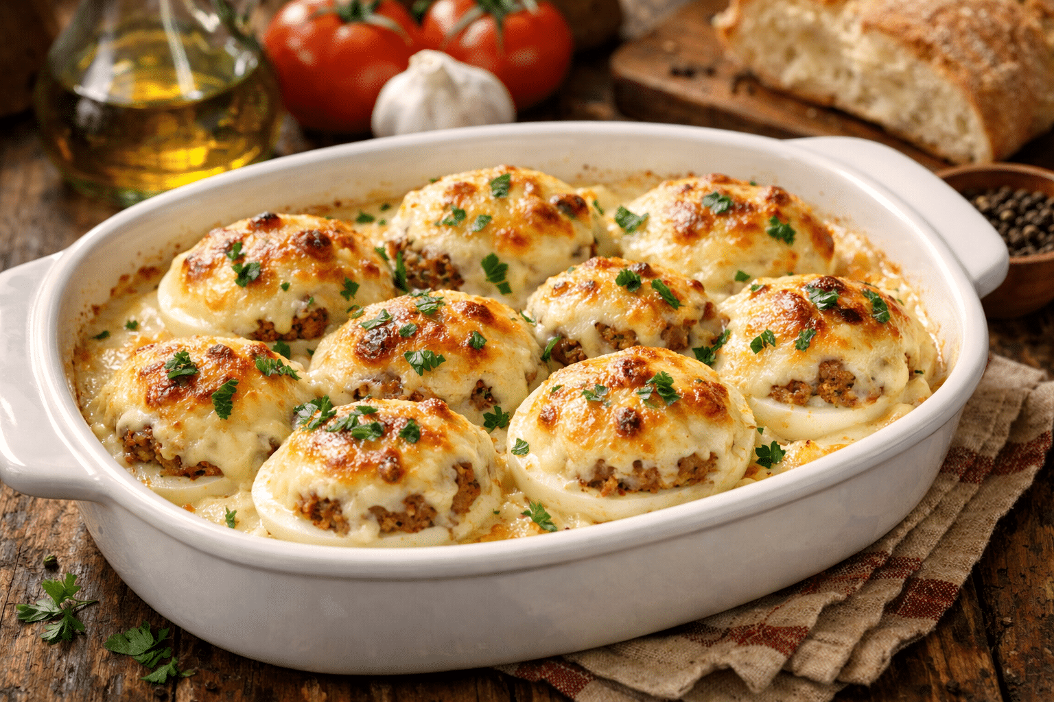 Receta de Huevos a la Reina Receta de Huevos a la Reina