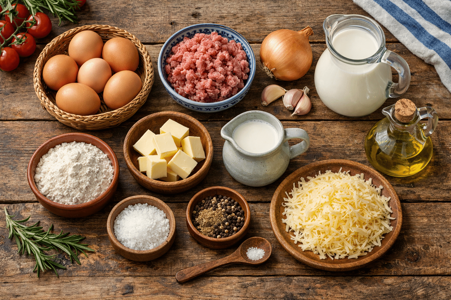 Receta de Huevos a la Reina Ingredientes para hacer huevos a la reina