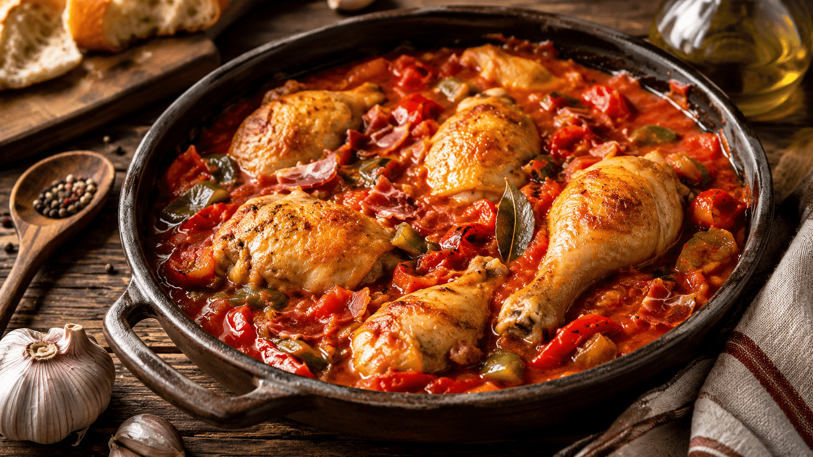 Pollo Al Chilindron pollo al chilindron