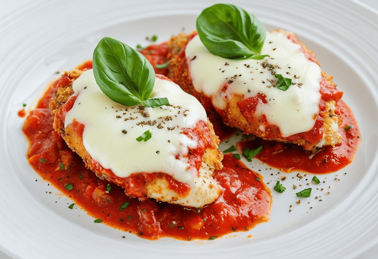 Pollo a la parmesana Pollo a la parmesana