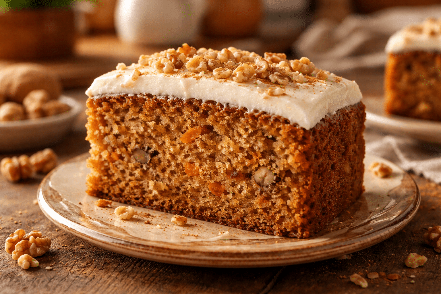 Bizcocho de zanahoria bizcocho de zanahoria