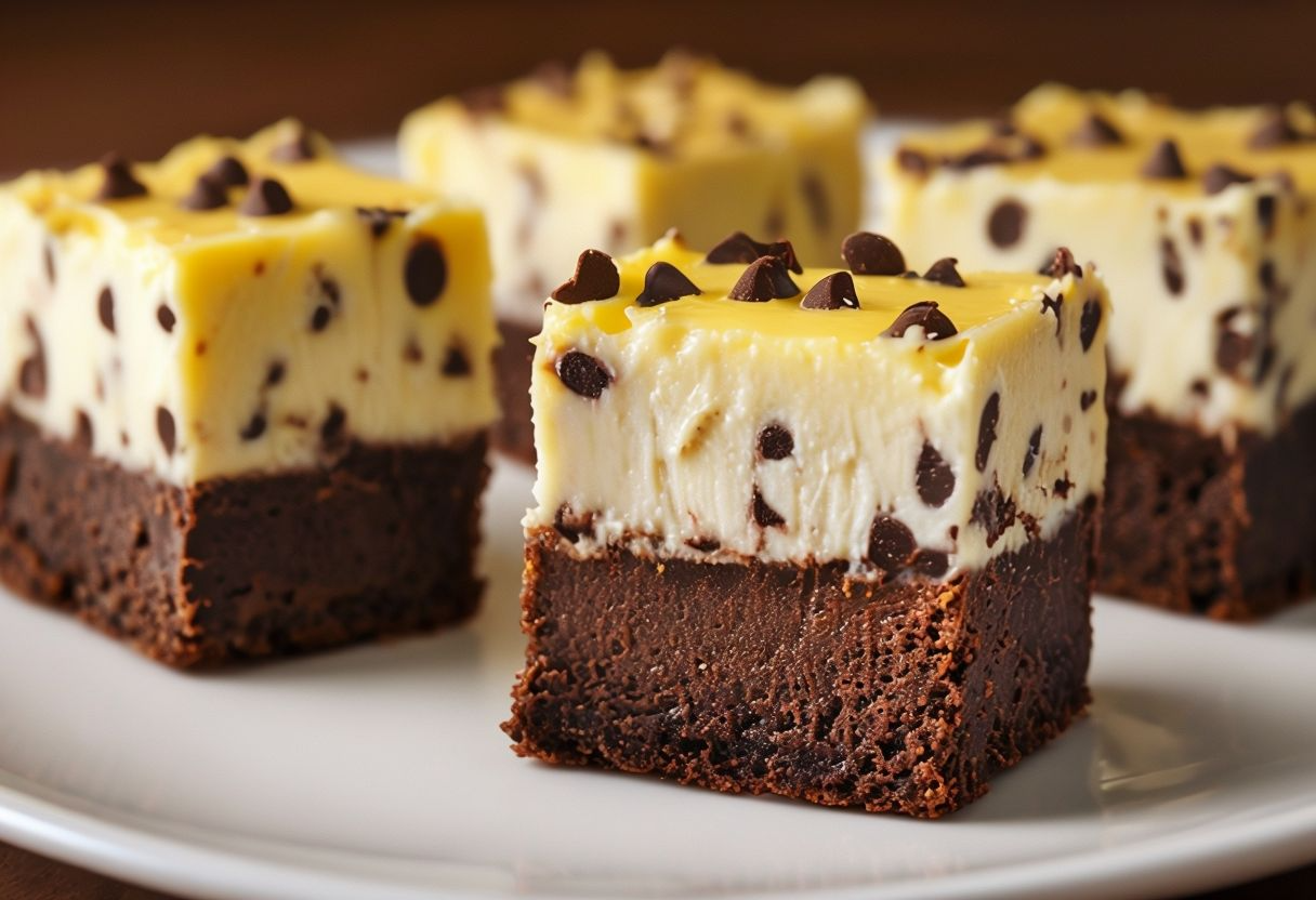 Brownies Cubiertos De Queso Brownies Cubiertos De Queso