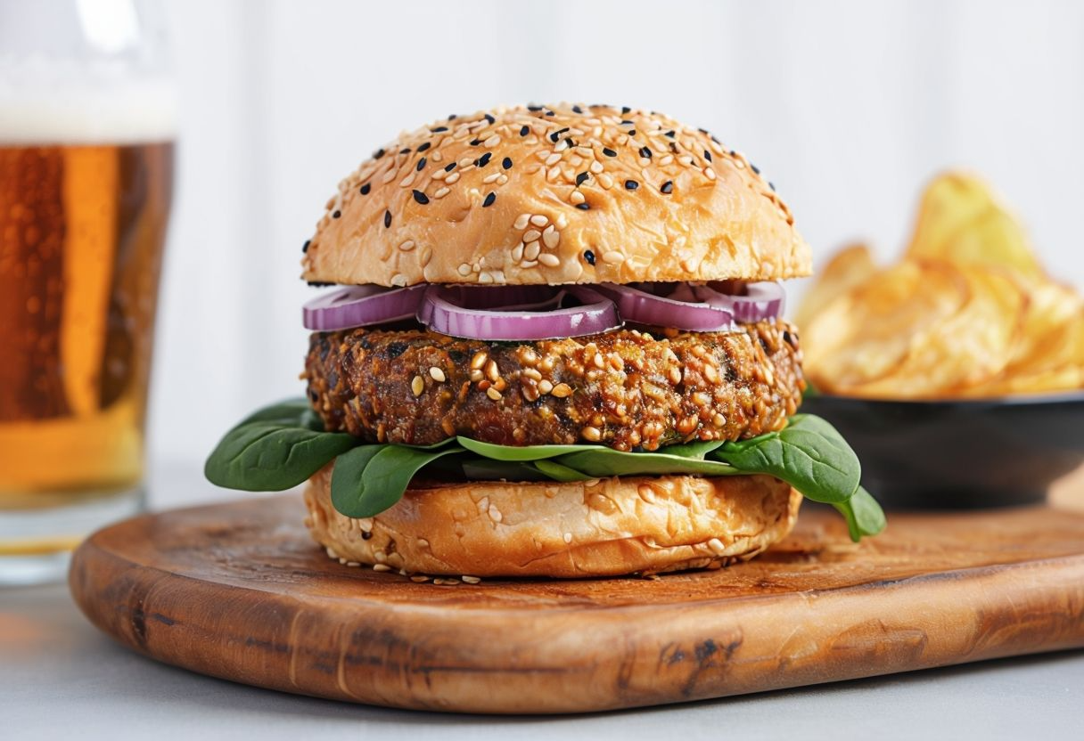 Hamburguesas Portobello con Queso de Cabra Hamburguesas Portobello con Queso de Cabra