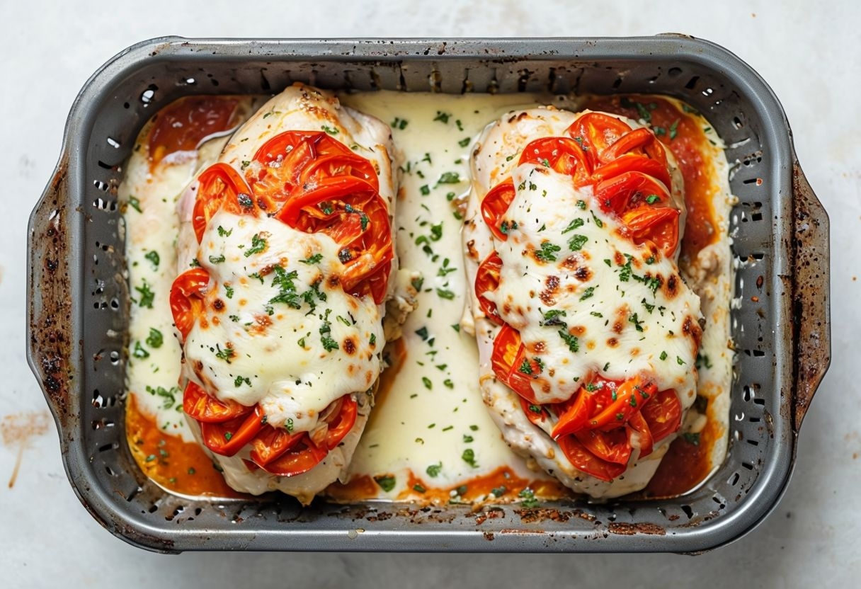 Receta Pavo con Tomate y Queso Receta Pavo con Tomate y Queso