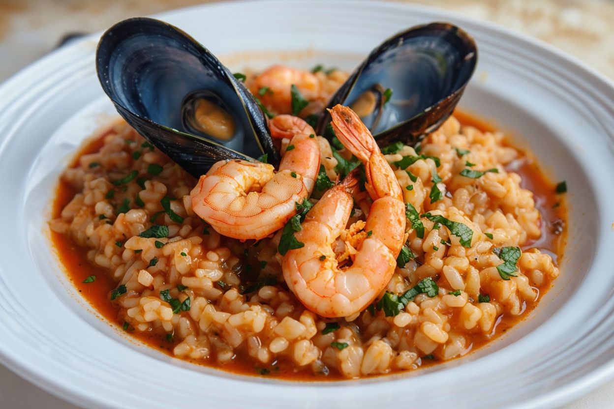 Arroz Caldoso con Mariscos Arroz Caldoso con Mariscos