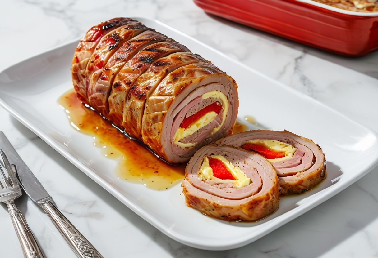 Rollo de ternera rellena Rollo de ternera rellena