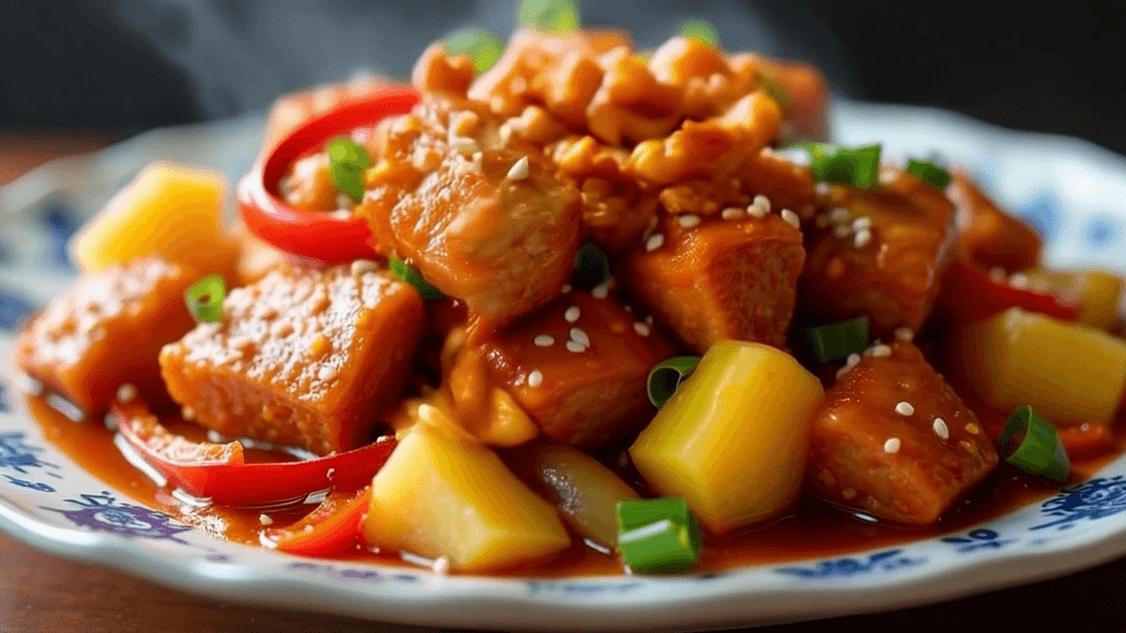 Cerdo agridulce chino Cerdo agridulce chino