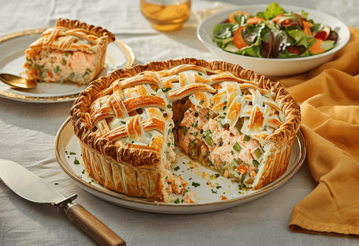 Pastel de pollo guisado Pastel de pollo guisado
