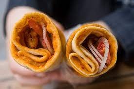 Burrito de pavo y bacon Burrito de pavo y bacon