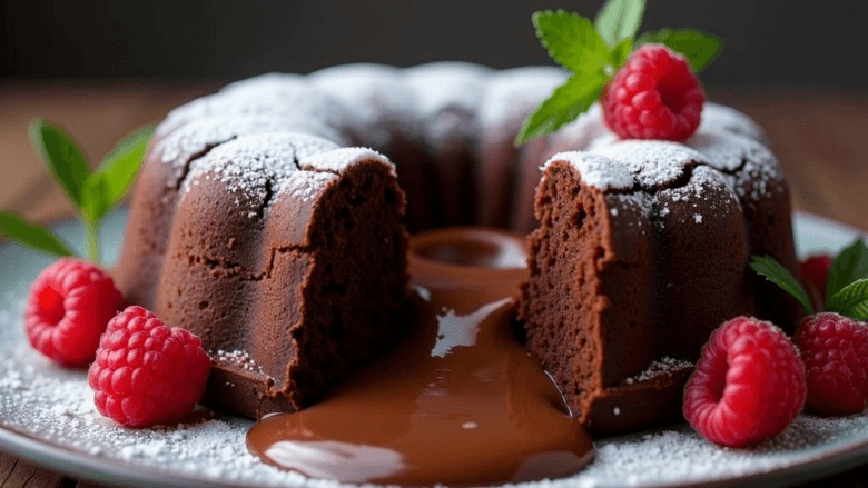 Pasteles Fundidos de Chocolate