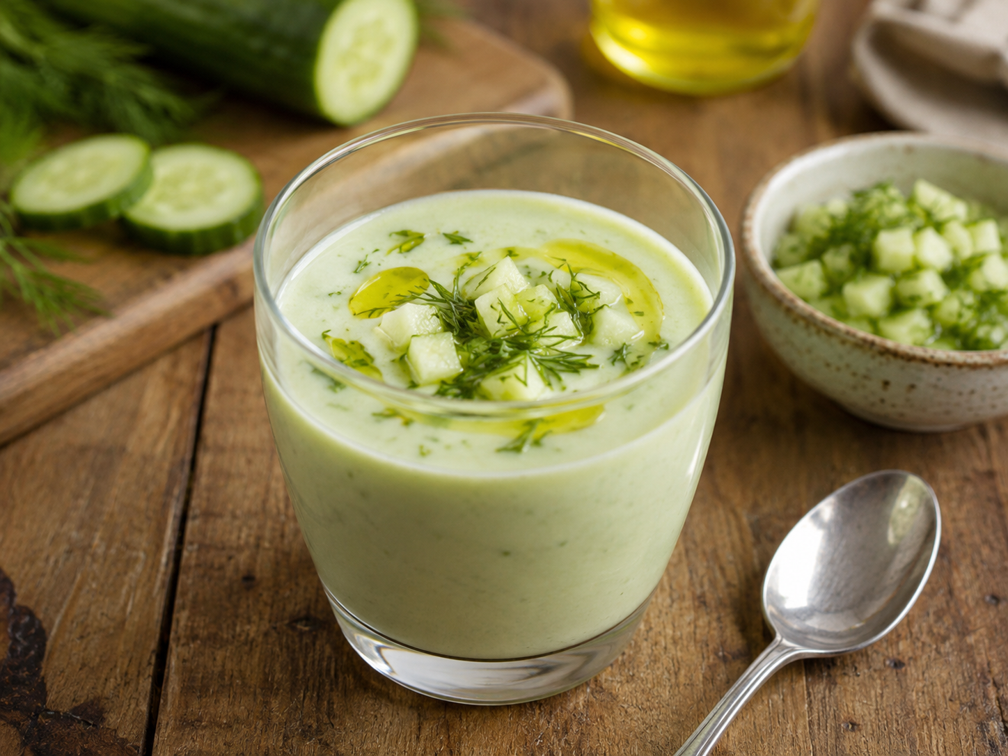 Sopa fria de Pepino sopa fría de pepino