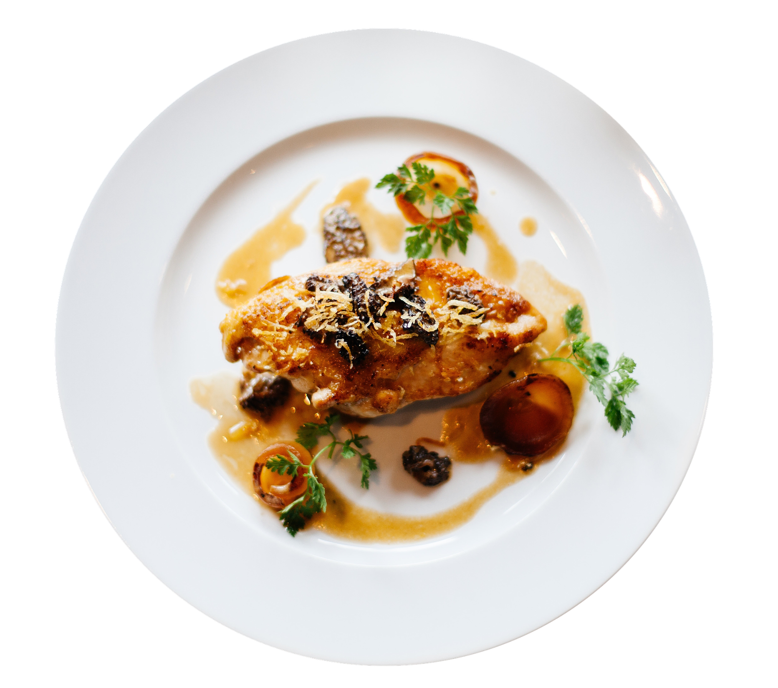 Pollo con mantequilla de ajo Pollo con mantequilla de ajo