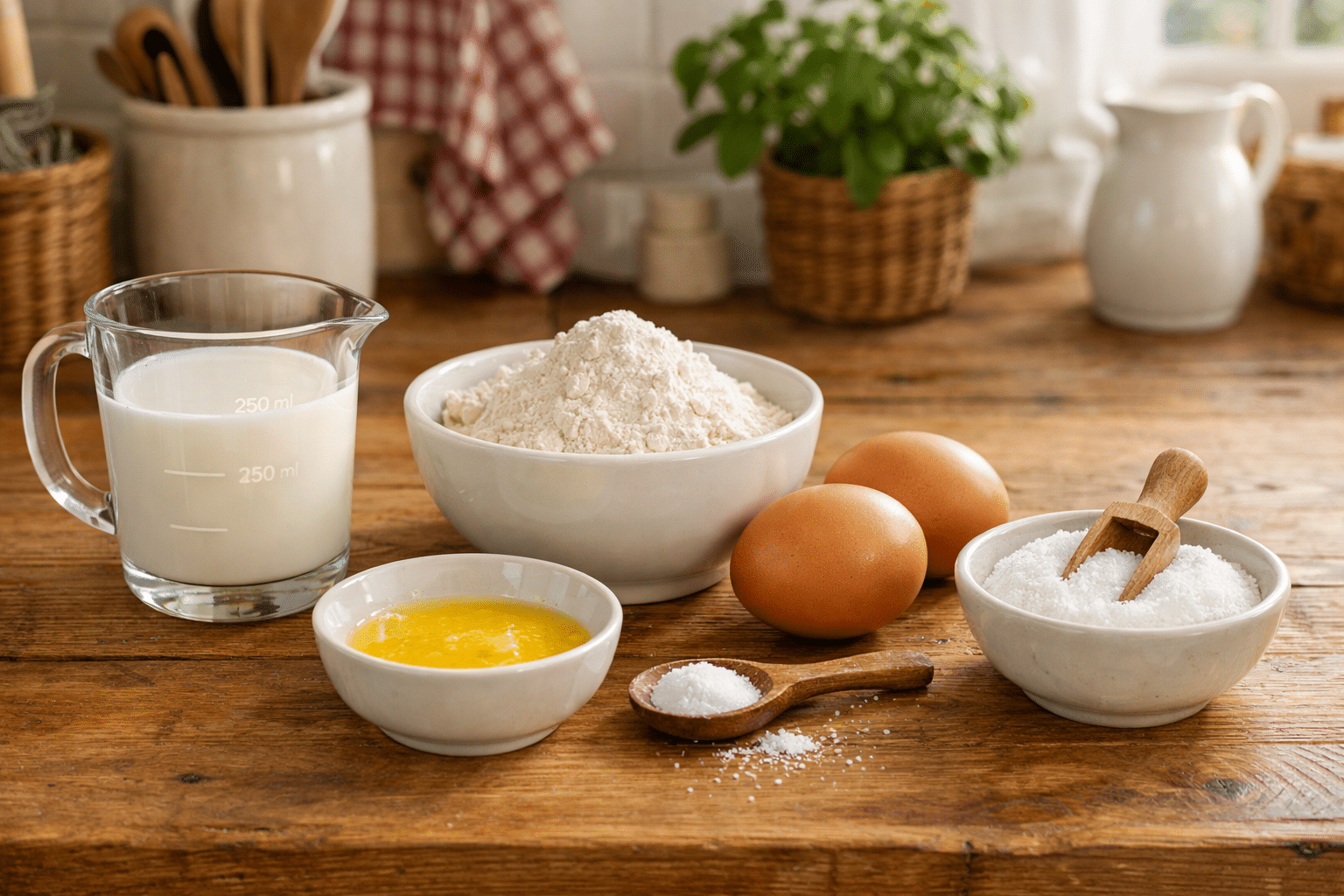 Receta de crepes ingredientes de crepes