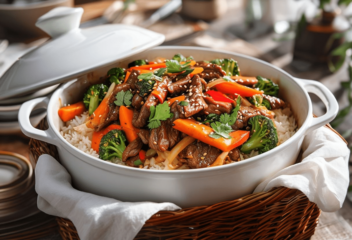 Ternera y Arroz con Verduras Ternera y Arroz con Verduras