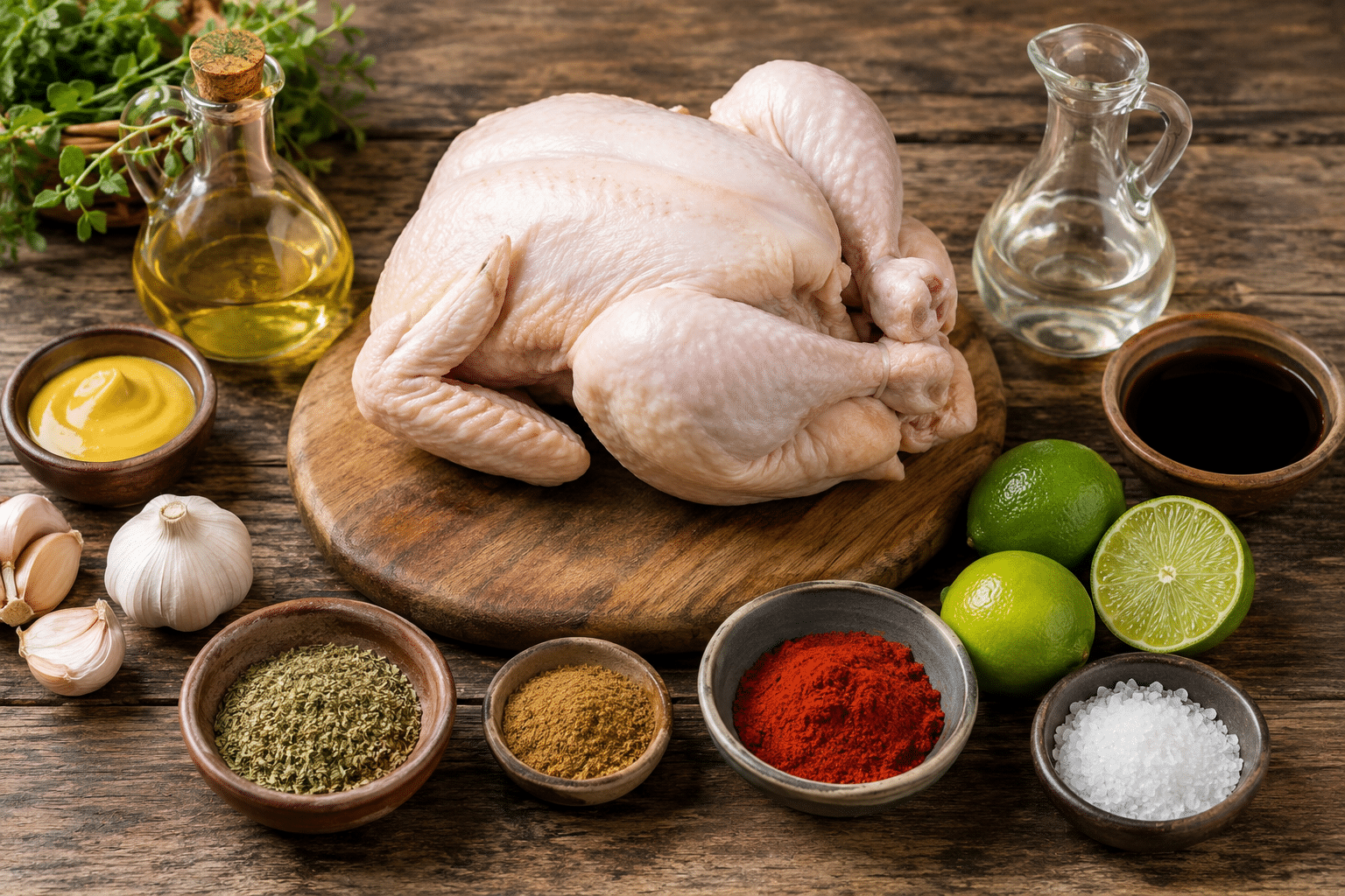 Pollo a la Brasa Ingredientes para Pollo a la Brasa