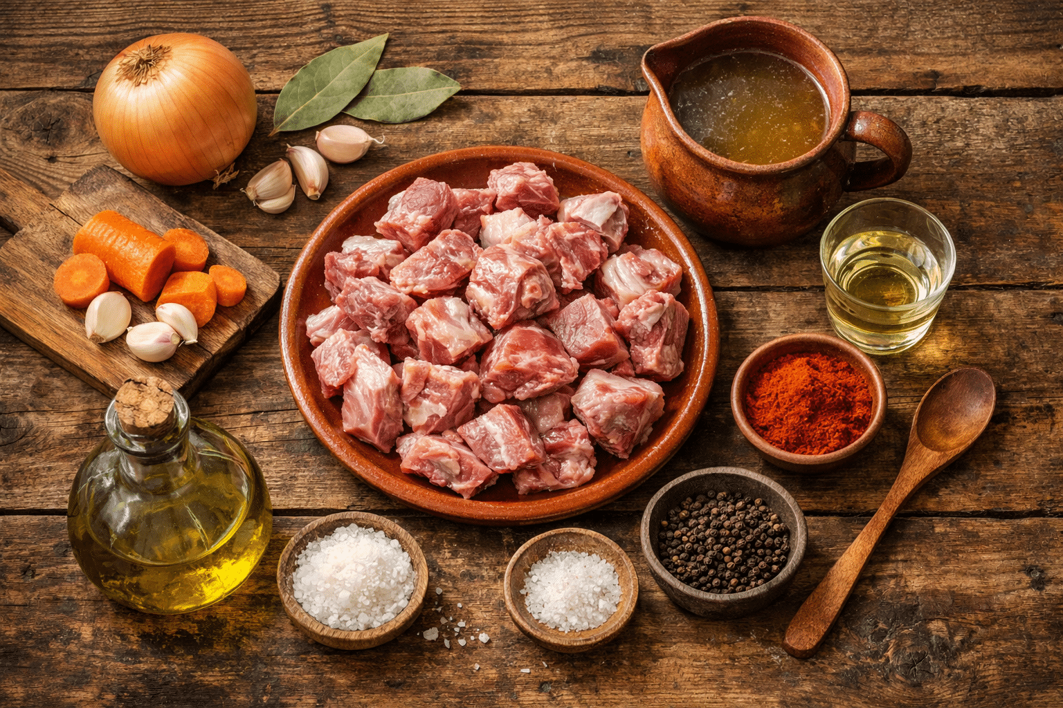 Lechazo guisado al estilo de la abuela Ingredientes para hacer el lechazo guisado tradicional