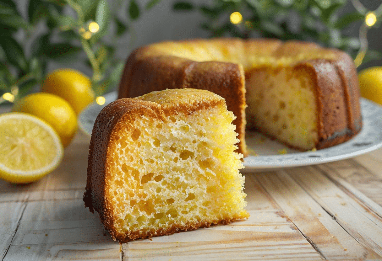 Bizcocho de yogur en freidora de aire