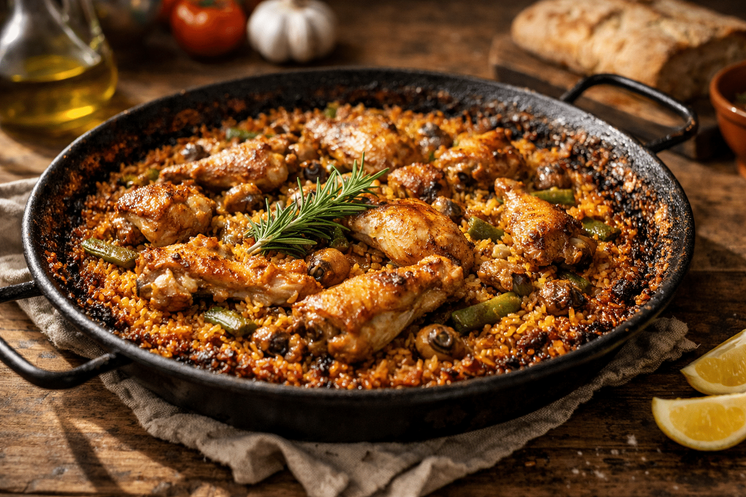 Paella valenciana tradicional paella valenciana tradicional