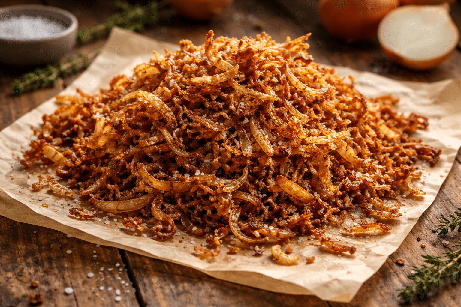 Cebolla frita Crujiente Cebolla frita Crujiente