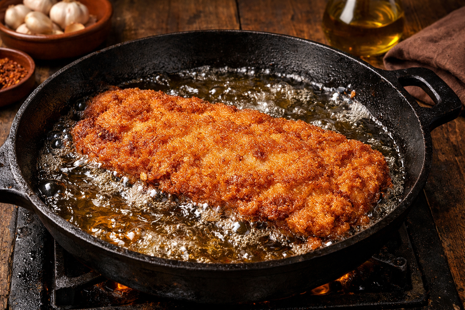Cachopo Asturiano Freír en su punto perfecto