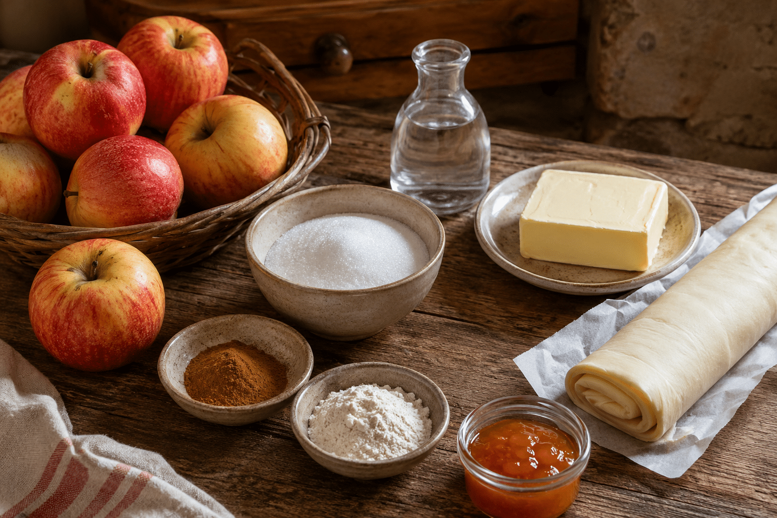 Tarta tatin de manzana Ingredientes para Tarta Tatin de Manzana