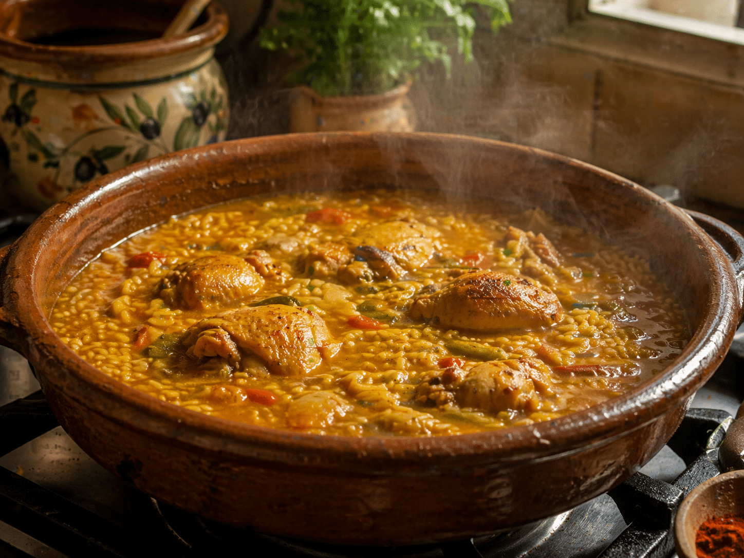 Arroz Caldoso Incorporar el arroz y controlar el punto