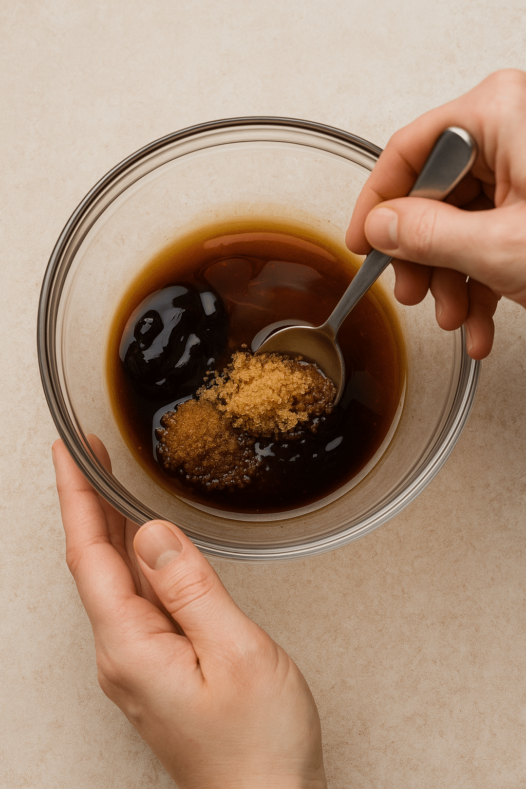 Salsa Tie Ban mezcla de ingredientes para la salsa tie ban