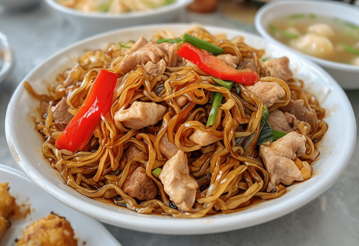 Tallarines Wu dong Tallarines Wu dong