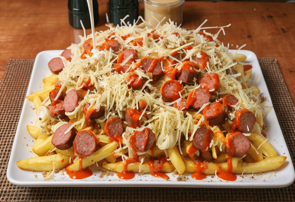 Salchipapa Colombiana