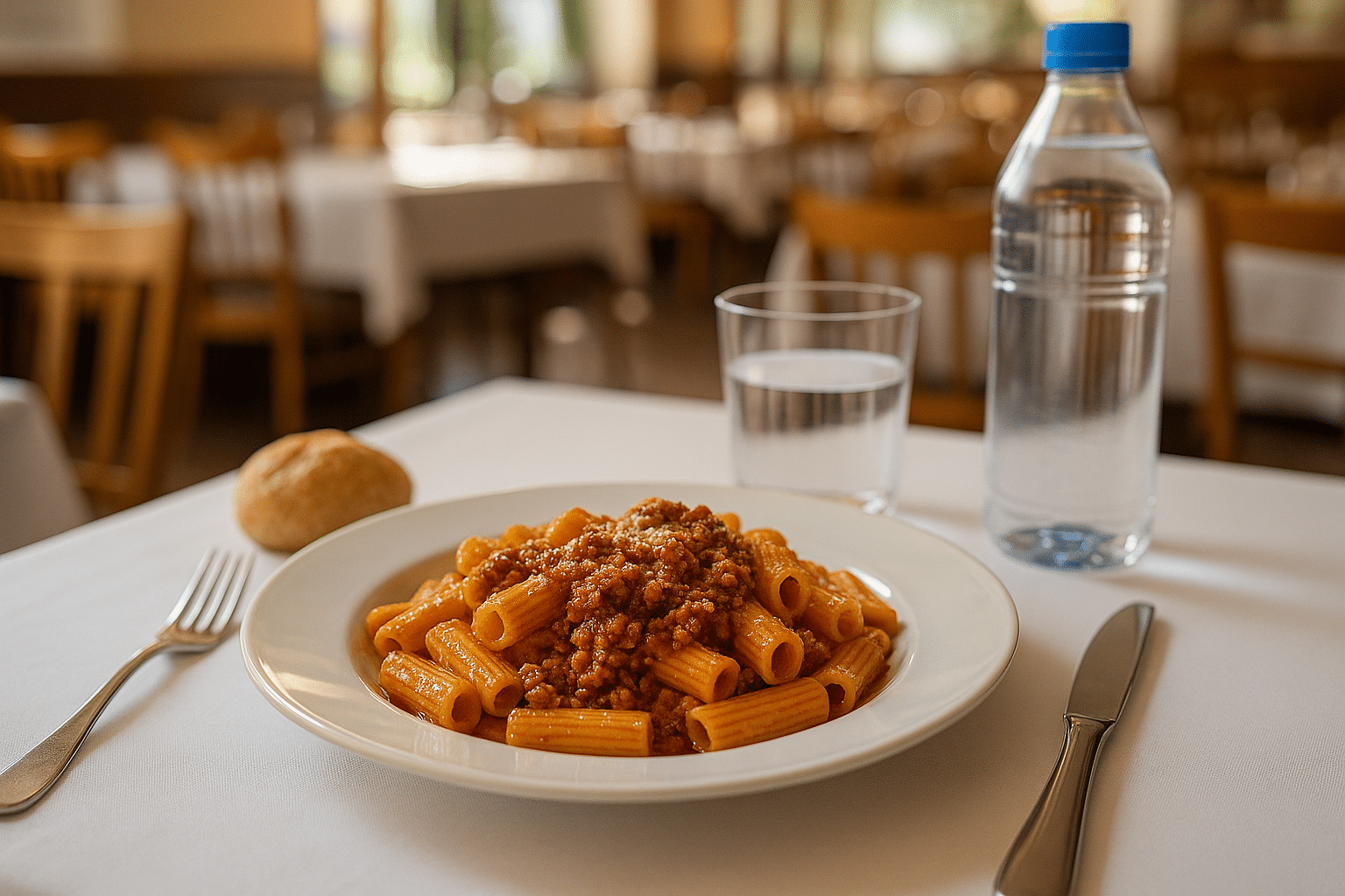 Macarrones con carne picada Macarrones con carne picada