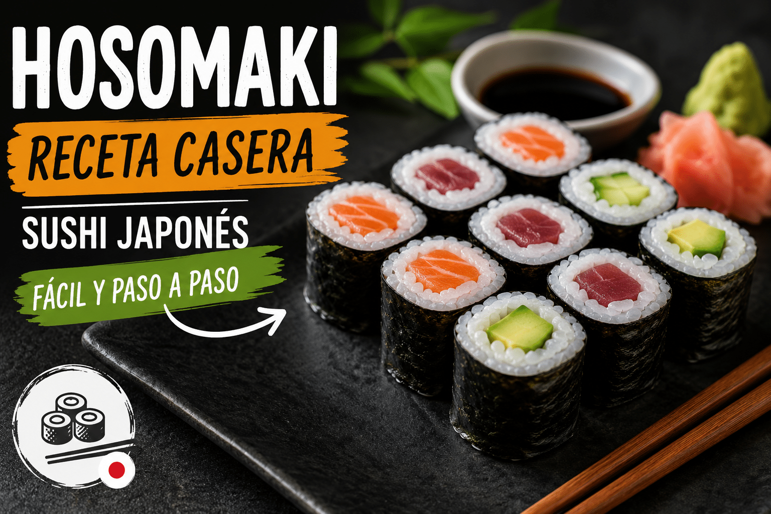 Receta de Hosomaki Hosomaki