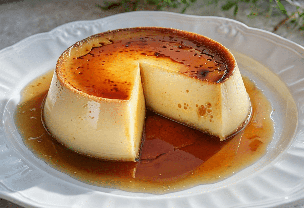 Flan de huevo casero Flan de huevo casero