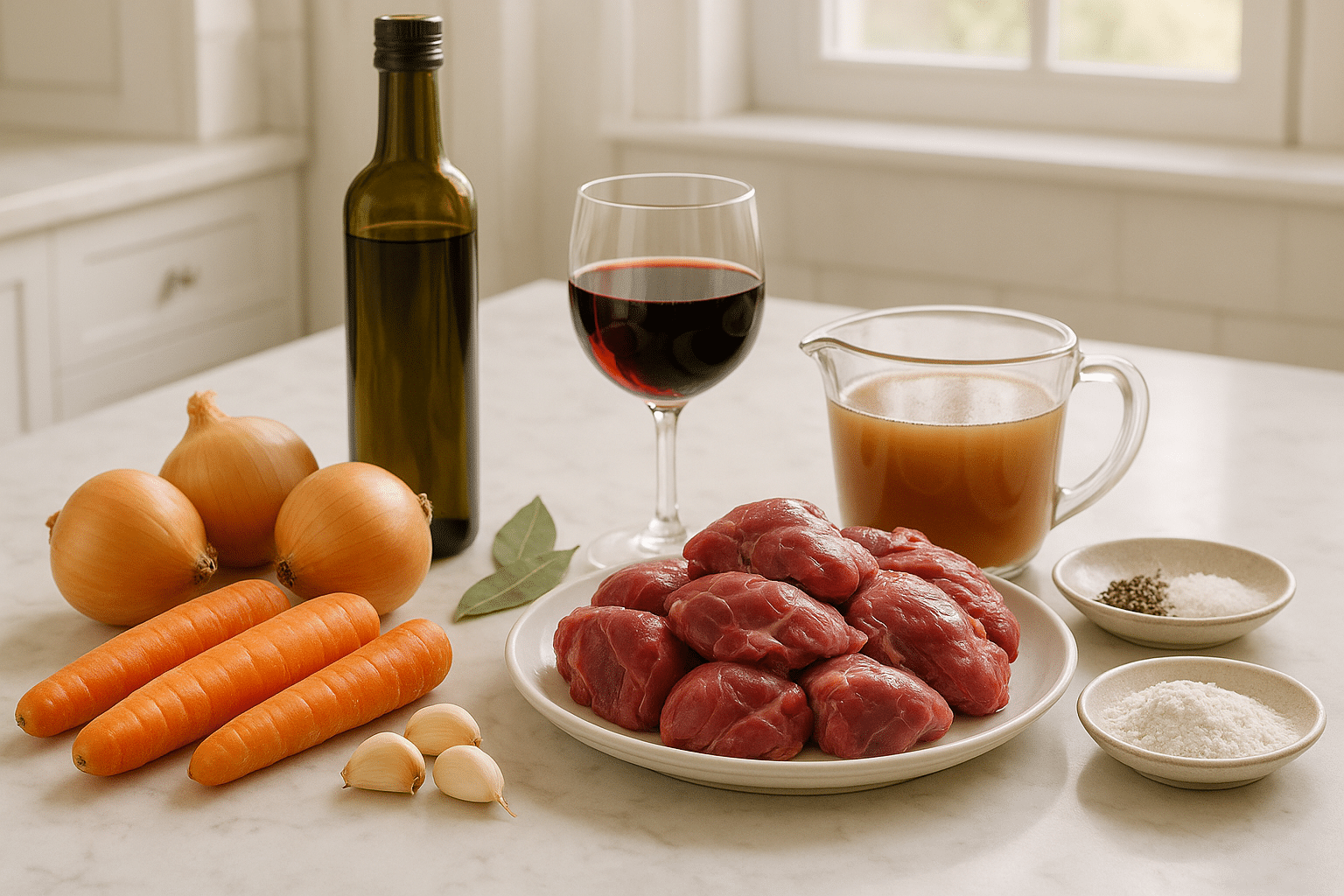 Ingredientes para las Carrilleras de cerdo receta de la abuela Ingredientes para las Carrilleras de cerdo receta de la abuela